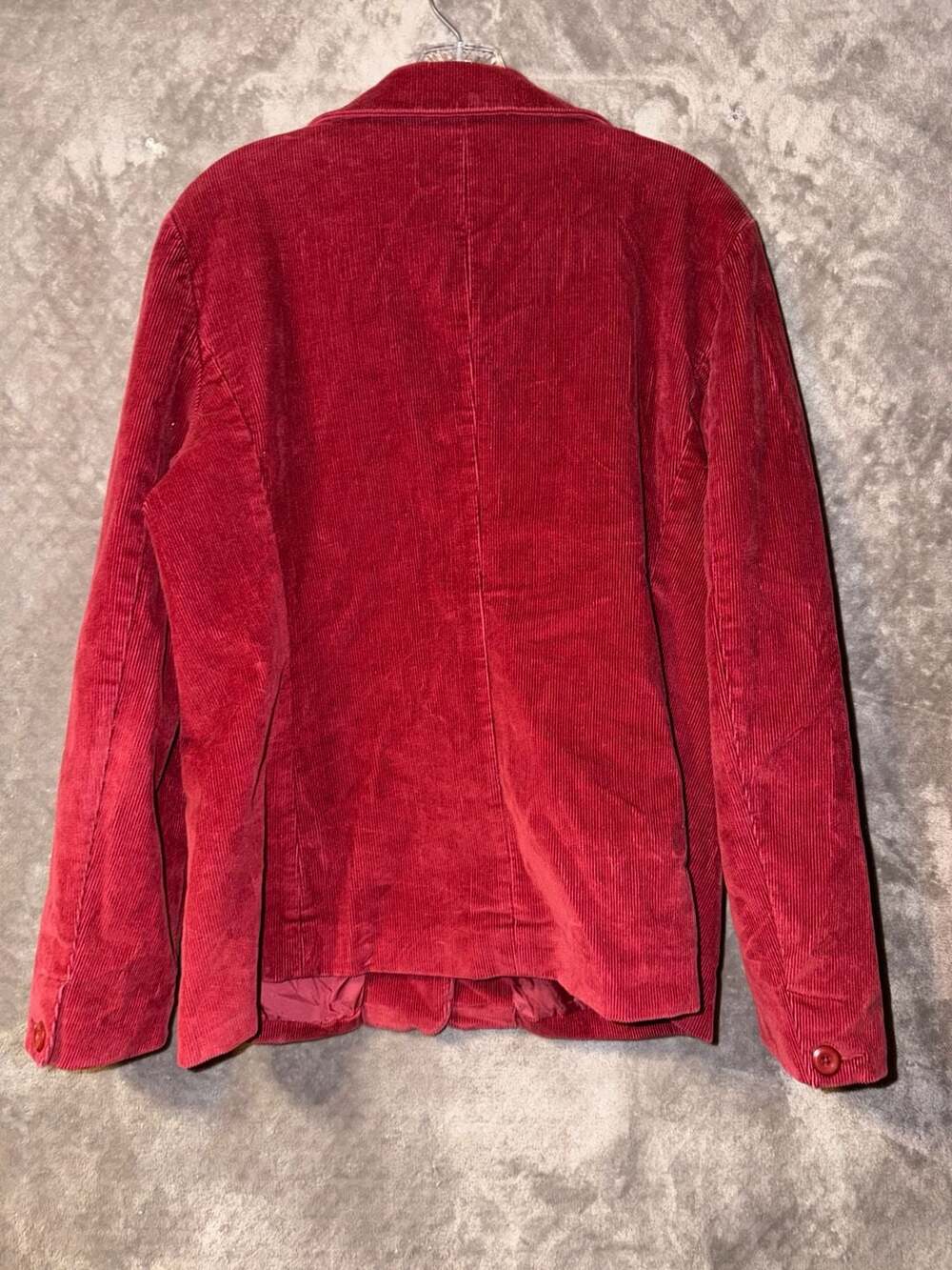 L.L. Bean Women's Red Corduroy Blazer Size 14 Regular - Picture 7 of 7
